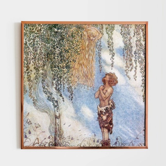 Poster John Bauer Princess Em Uma Árvore (Criador carregado)