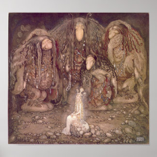 Poster John Bauer - Troll