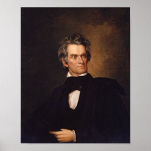 Poster John C. Calhoun - Pintura da História Americana