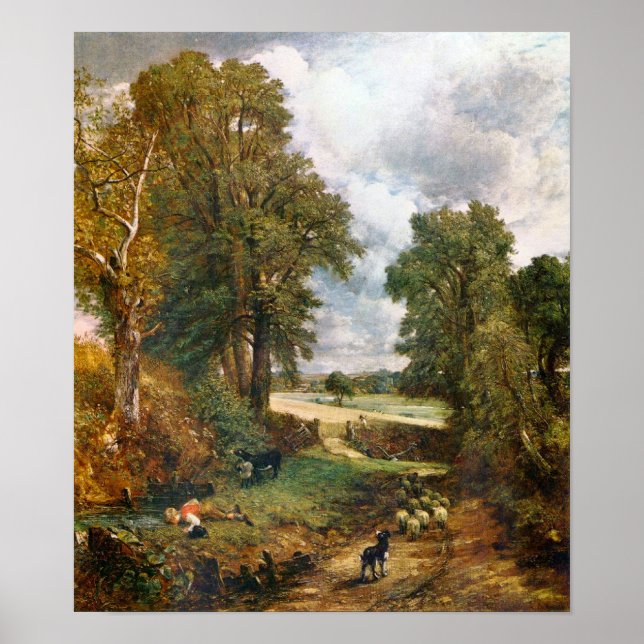 Póster John Constable - Cornfield de 1826 (Frente)