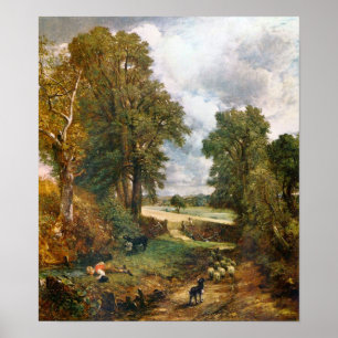 Póster John Constable - o campo de milho de 1826