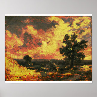 Póster John Constable - Paisagem Inglesa (Modificada)