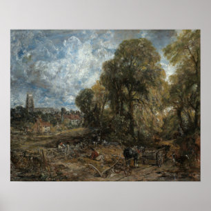 Poster John Constable - Stoke-by-Nayland