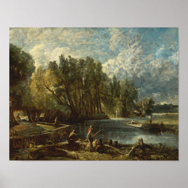 Póster John Constable - Stratford Mill (Frente)