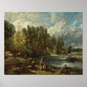 Póster John Constable - Stratford Mill