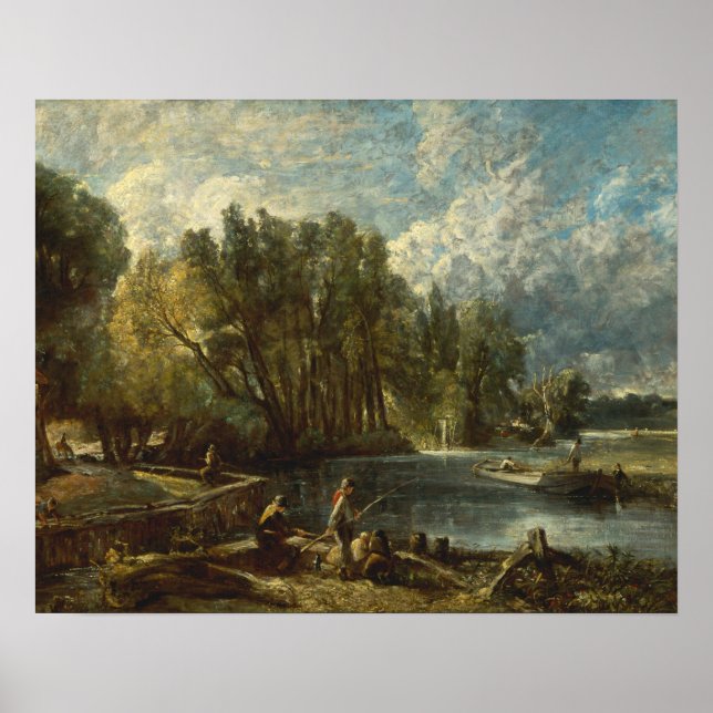 Póster John Constable - Stratford Mill (Frente)