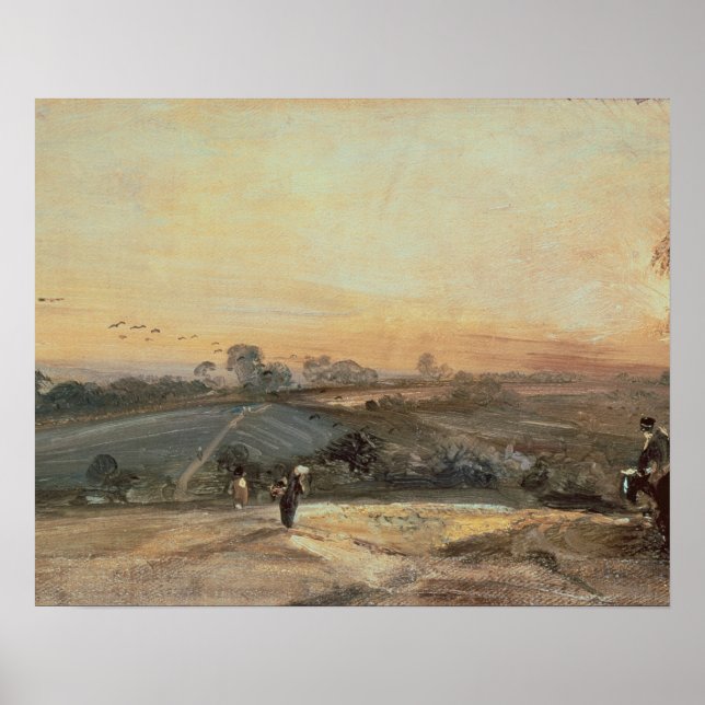 Póster John Constable | Sunset automático (Frente)