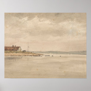 Póster John Constable - uma vista no Orwell