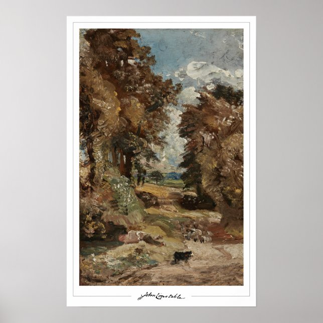 Poster John Constable Zedign Cartaz de Arte #138-2 (Frente)