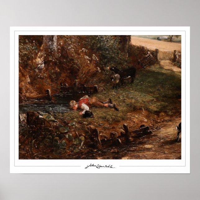 Poster John Constable Zedign Cartaz de Arte #391-2 (Frente)
