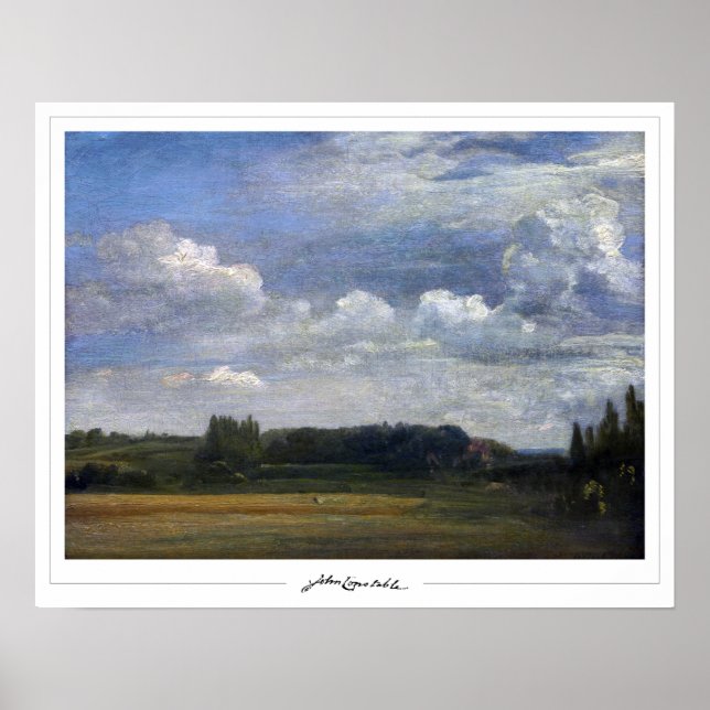 Poster John Constable Zedign Cartaz de Arte #396-2 (Frente)