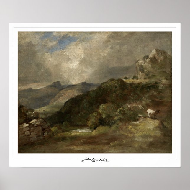 Poster John Constable Zedign Cartaz de Arte #469-2 (Frente)