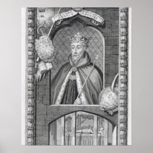 Póster John de magriço, duque de Lancaster (1340-99) ap