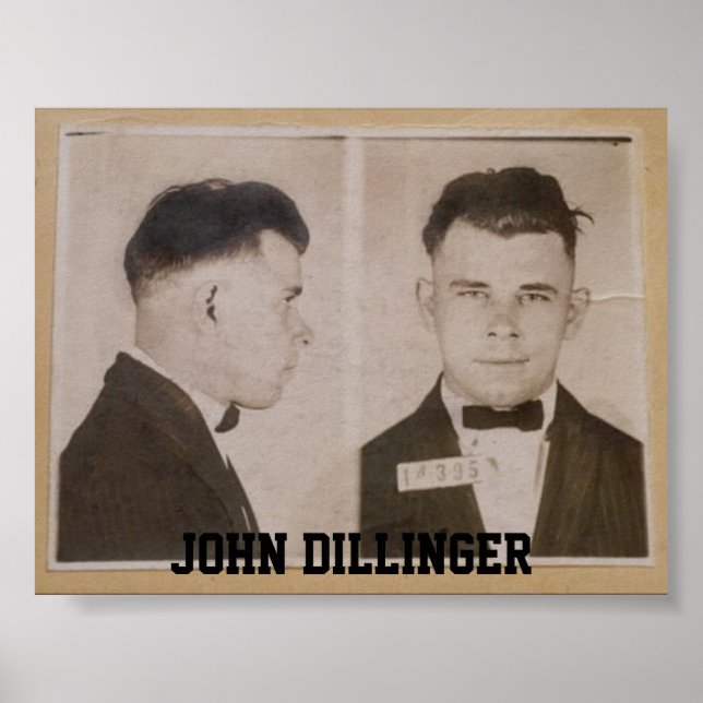 Póster John Dillinger (Frente)