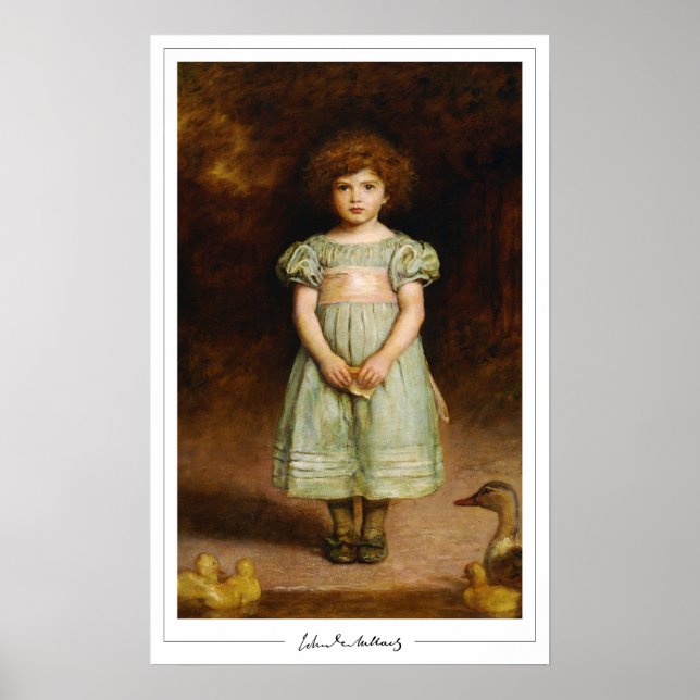 Poster John Everett Millais Cartaz de Arte Zedign #9 (Frente)