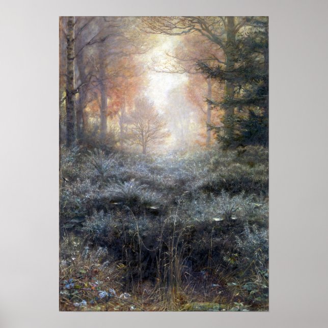 Poster John Everett Millais Dew-Drenered Furze (Frente)