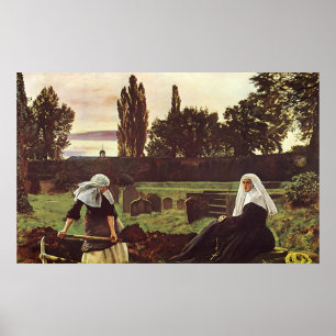 Póster John Everett Millais o vale do resto