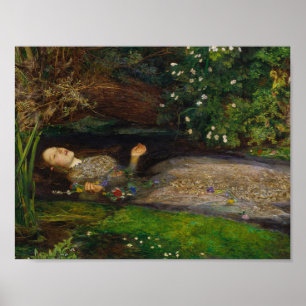 Poster John Everett Millais - Ophelia