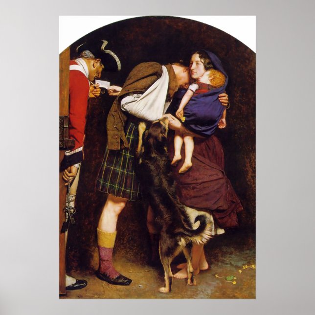 Póster John Everett Millais Ordem de Libertação (Frente)