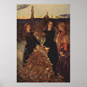 Póster John Everett Millais - outono