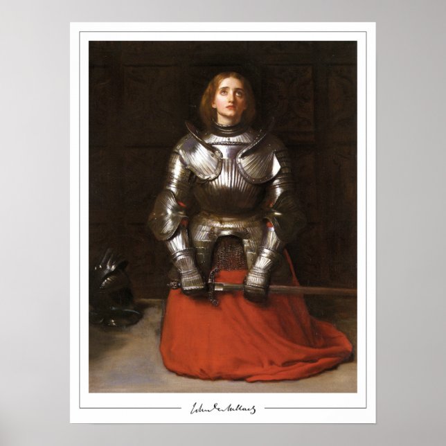 Poster John Everett Millais Zedign Cartaz de Arte #157 (Frente)