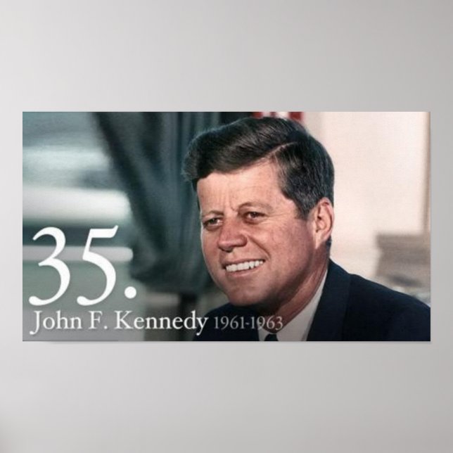 Póster John F. Kennedy (Frente)