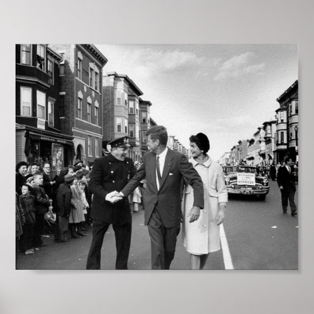 Póster John F. Kennedy em Boston Oriental (Frente)