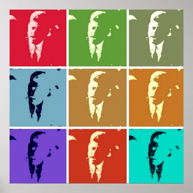 Poster John F Kennedy/JFK Pop Art (Frente)