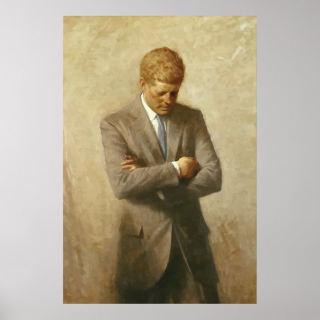 Poster John F. Kennedy Painting (Frente)