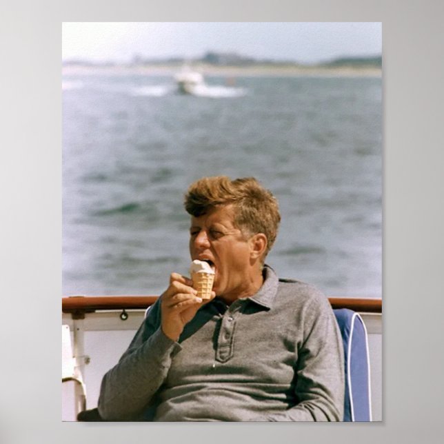 Poster John F Kennedy Smoking (Frente)