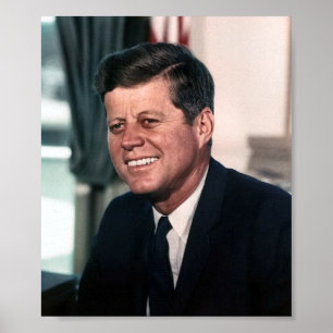 Póster John F. Kennedy Whitehouse Retrato