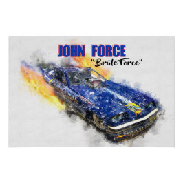 Póster John Force Brute Force