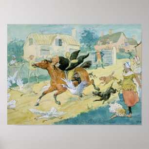 Póster John Gilpin dirigindo-se a Edmonton