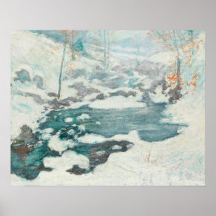 Poster John Henry Twachtman - Icebound