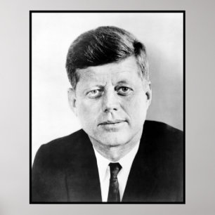 Poster John Kennedy Presidente da Casa Branca dos EUA