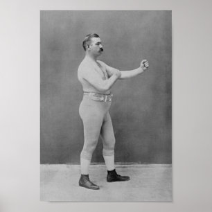 Poster John L. Sullivan - campeão pesado do