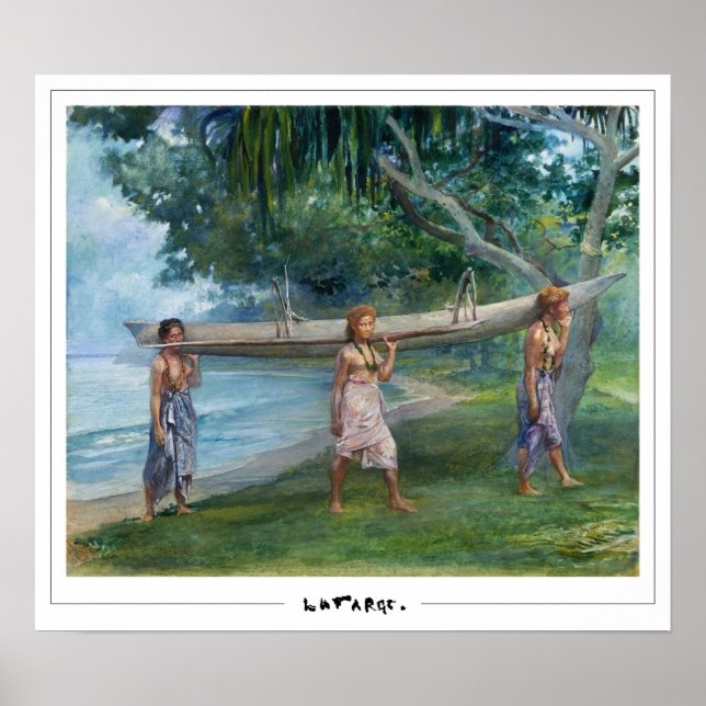 Poster John La Farge Cartaz de Arte Zedign #10 (Frente)
