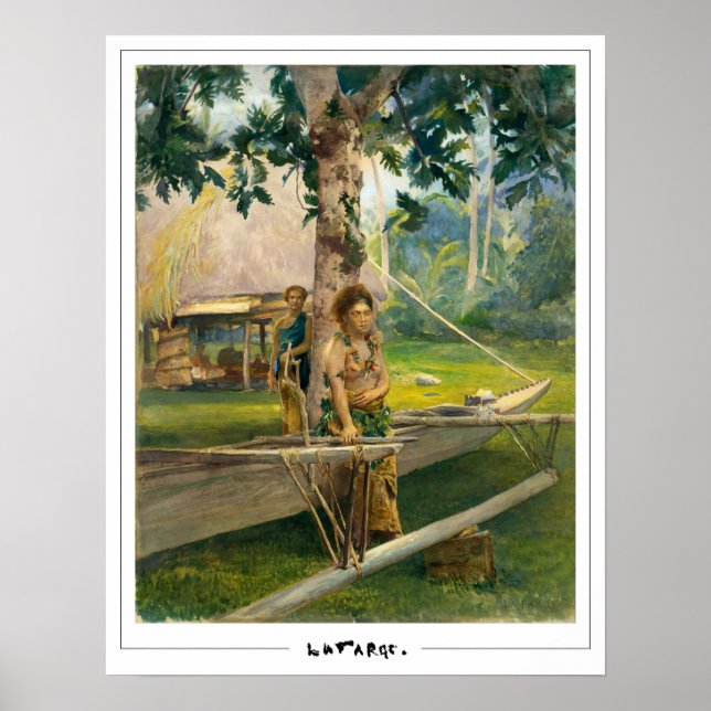 Poster John La Farge Cartaz de Arte Zedign #11 (Frente)