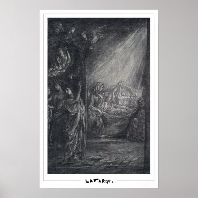 Poster John La Farge Cartaz de Arte Zedign #123 (Frente)