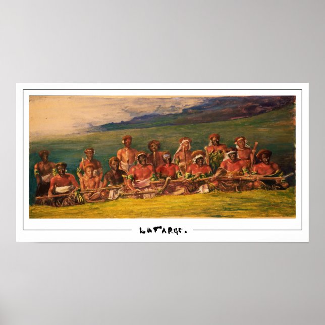 Poster John La Farge Cartaz de Arte Zedign #152 (Frente)