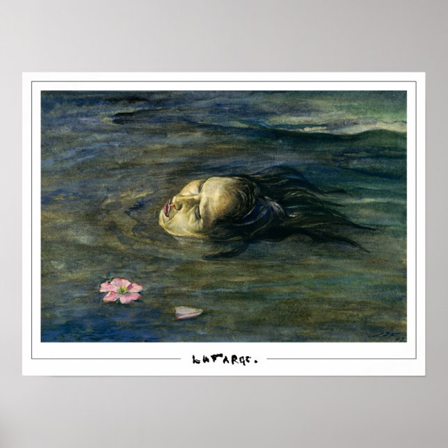 Poster John La Farge Cartaz de Arte Zedign #5 (Frente)
