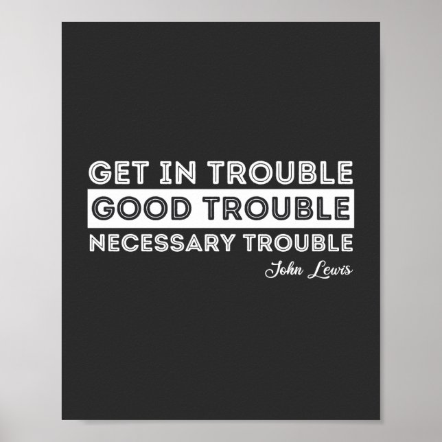 Poster John Lewis - Boa Citação de Problemas (Frente)