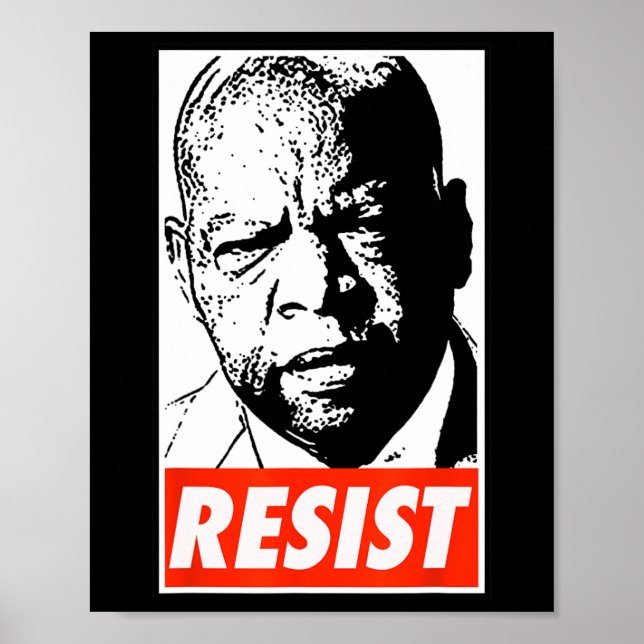 Poster John Lewis - Resistir 1 (Frente)