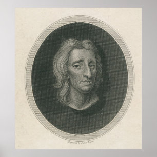 Poster John Locke, engraved by James Basire