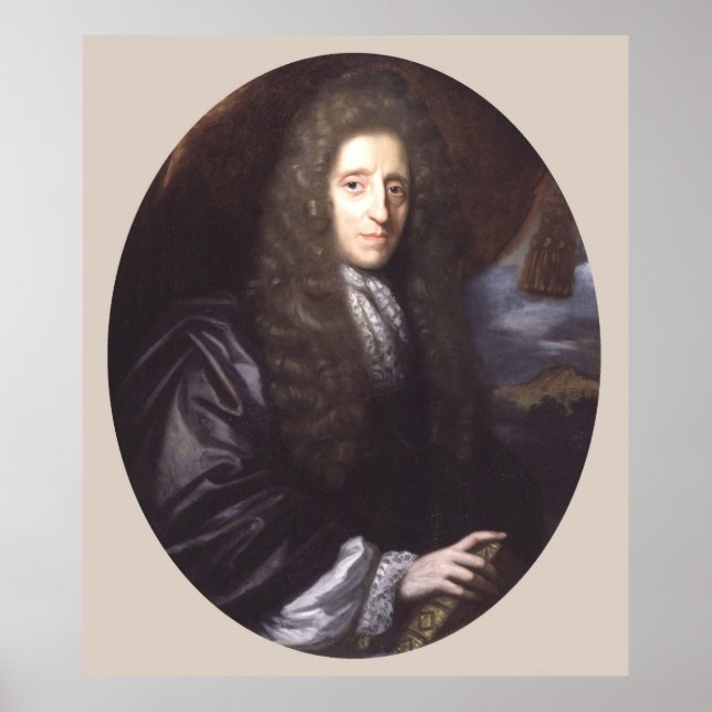 Poster John Locke por Herman Verelst (Frente)