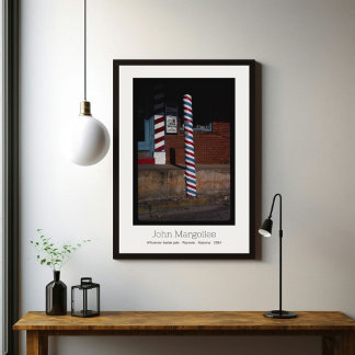 POSTER JOHN MARGOLIES - BARBER ROANOKE ALABAMA