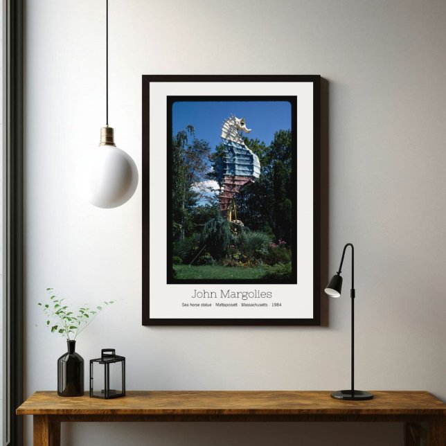 POSTER JOHN MARGOLIES - SEAHORSE MATTAPOISETT MA (Criador carregado)