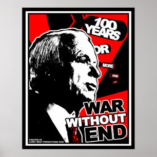 Poster John McCain: Guerra sem a extremidade