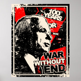 Póster John McCain: Guerra Sem Fim Incomodado