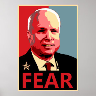 Póster John McCain - Medo